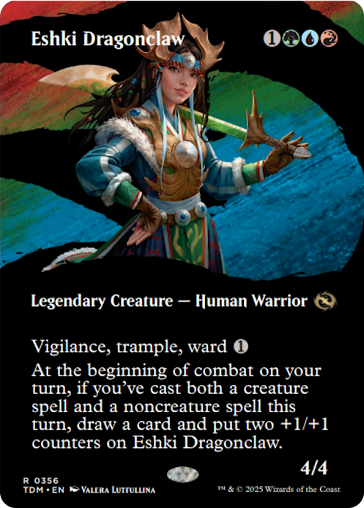 Eshki Dragonclaw (Borderless) [Tarkir: Dragonstorm] | Mega City Incorporated