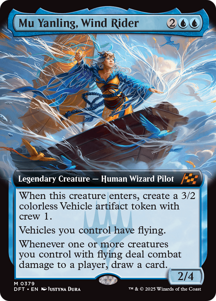 Mu Yanling, Wind Rider (Extended Art) [Aetherdrift] | Mega City Incorporated