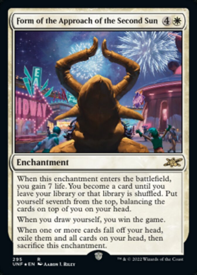 Form of the Approach of the Second Sun (Galaxy Foil) [Unfinity] | Mega City Incorporated