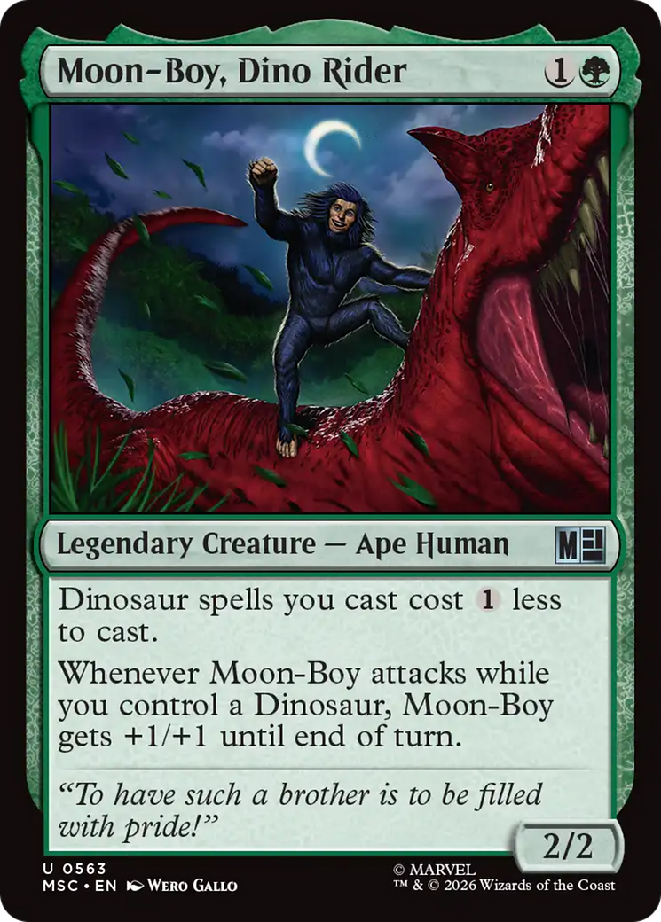 Moon-Boy, Dino Rider [Marvel Super Heroes Commander] | Mega City Incorporated