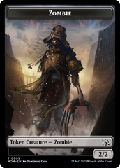 Elemental (9) // Zombie Double-Sided Token [March of the Machine Tokens] | Mega City Incorporated