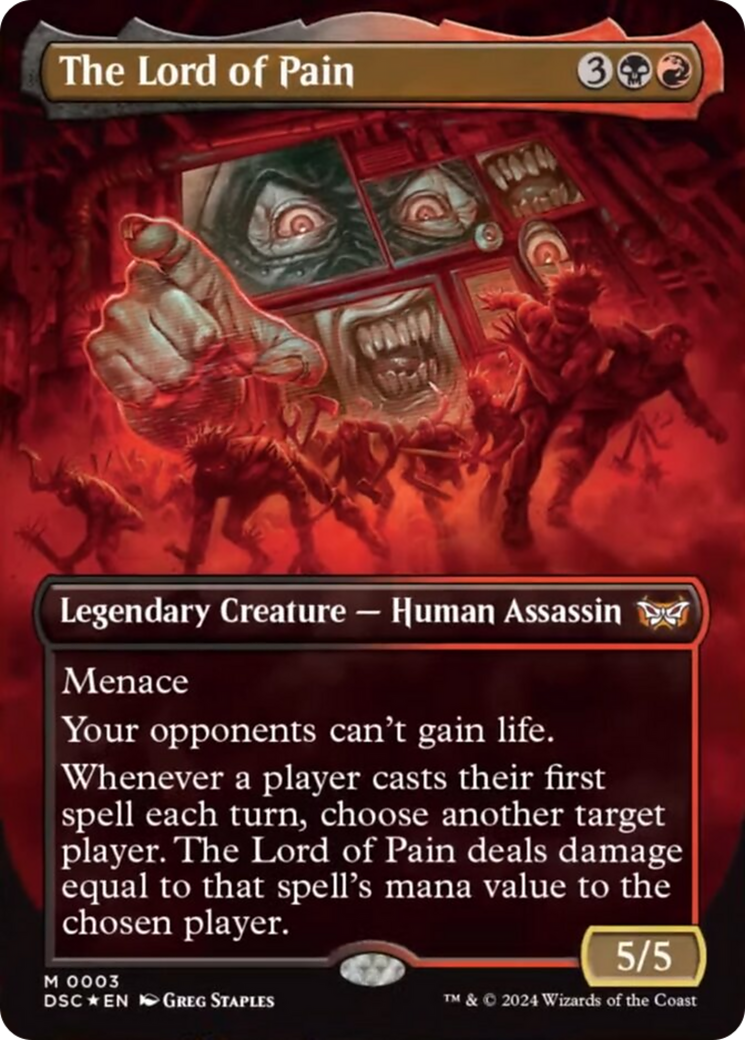 The Lord of Pain (Borderless) [Duskmourn: House of Horror Commander] | Mega City Incorporated