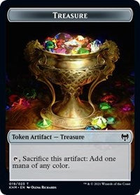 Treasure // Icy Manalith Double-Sided Token [Kaldheim Tokens] | Mega City Incorporated