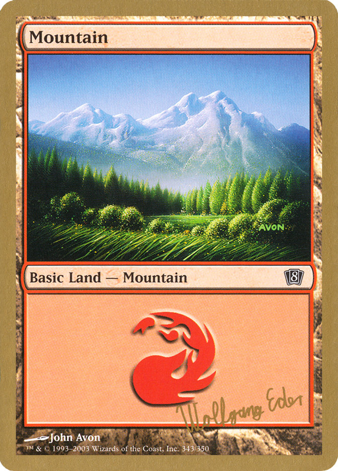 Mountain (we343) (Wolfgang Eder) [World Championship Decks 2003] | Mega City Incorporated