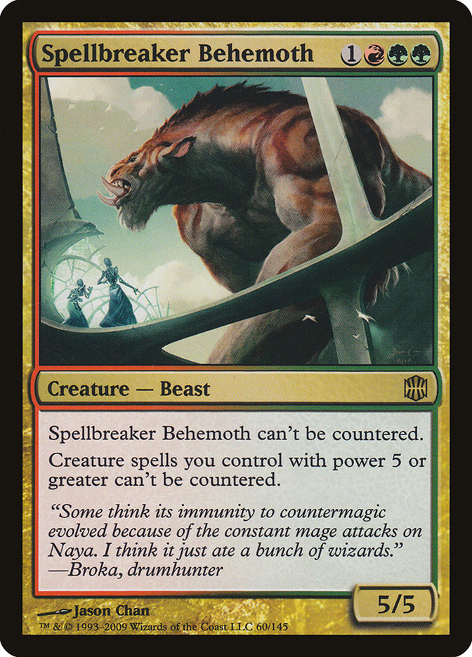 Spellbreaker Behemoth (Oversized) [Oversize Cards] | Mega City Incorporated