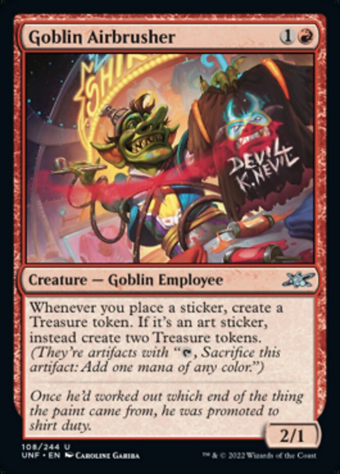 Goblin Airbrusher [Unfinity] | Mega City Incorporated