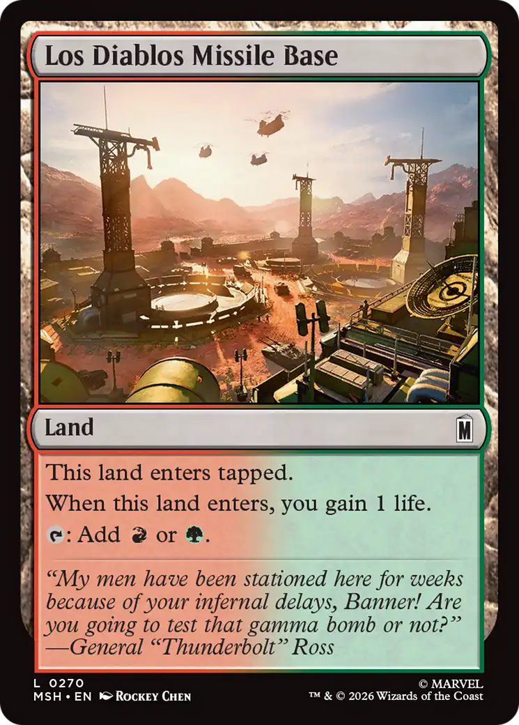 Los Diablos Missile Base [Marvel Super Heroes] | Mega City Incorporated