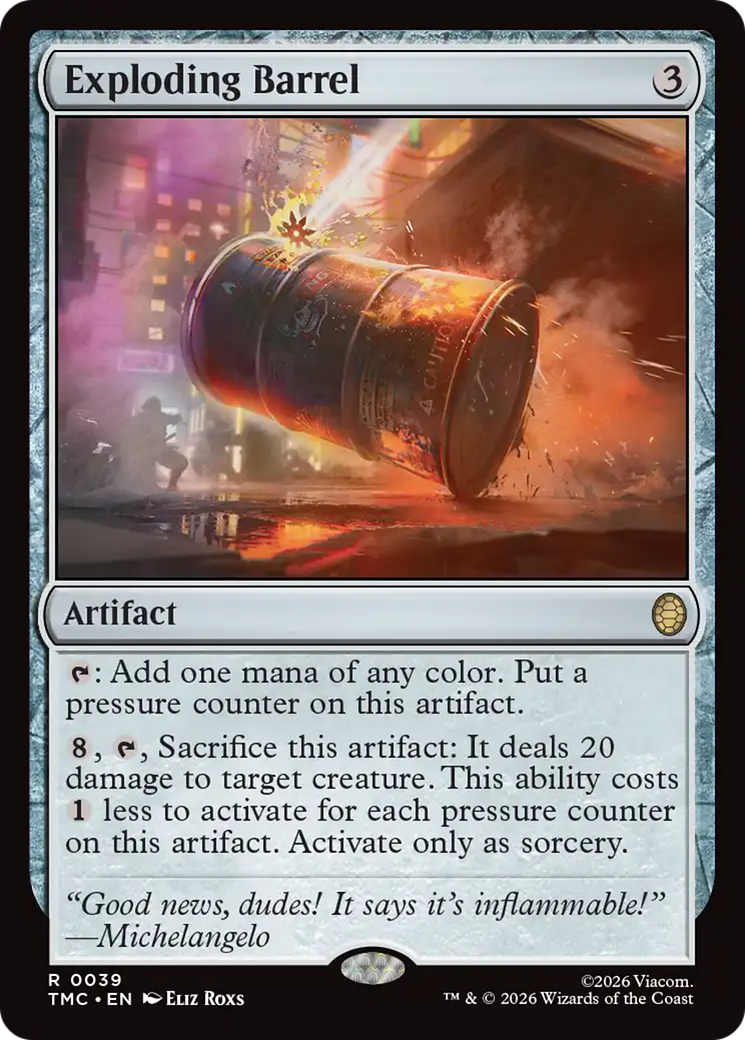 Exploding Barrel [Teenage Mutant Ninja Turtles Commander] | Mega City Incorporated