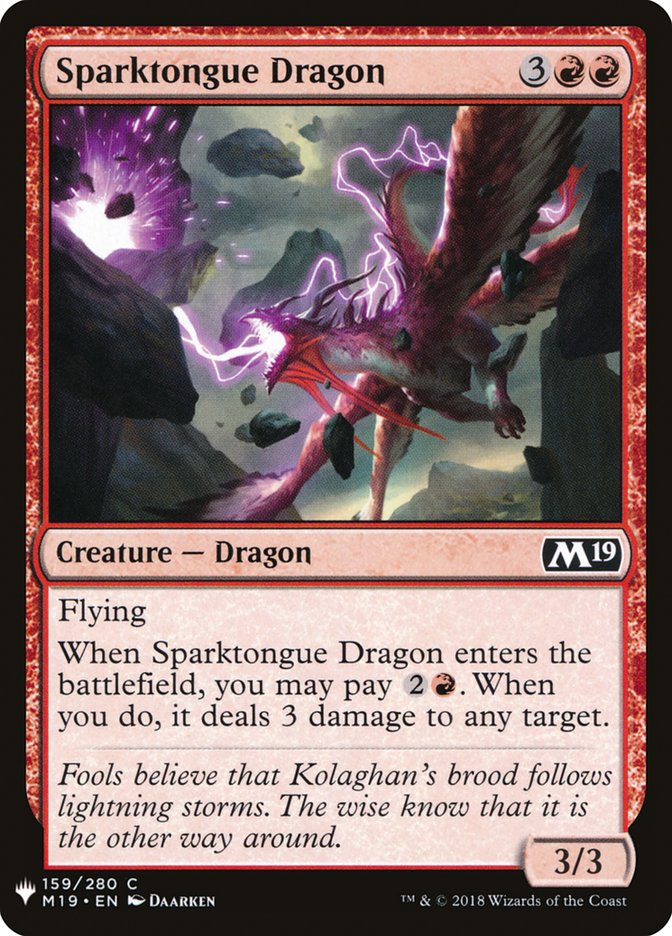 Sparktongue Dragon [Mystery Booster] | Mega City Incorporated