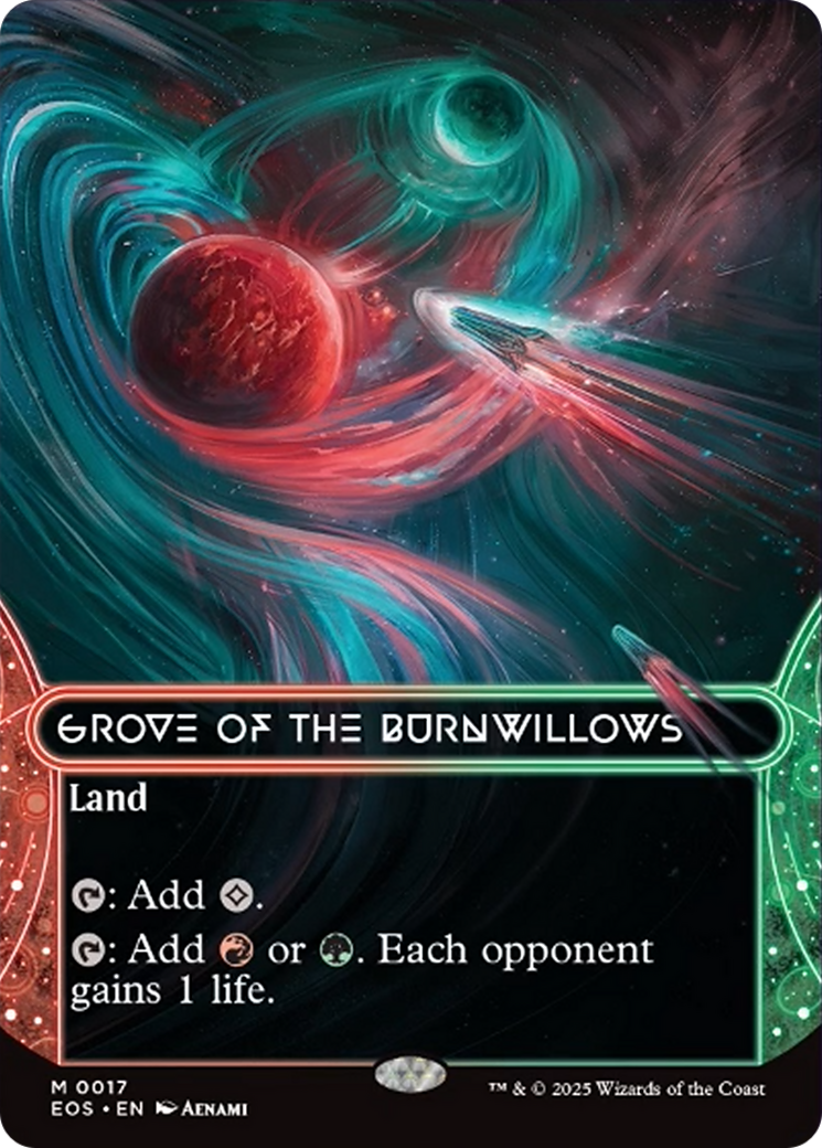Grove of the Burnwillows (0017) (Borderless) [Edge of Eternities: Stellar Sights] | Mega City Incorporated
