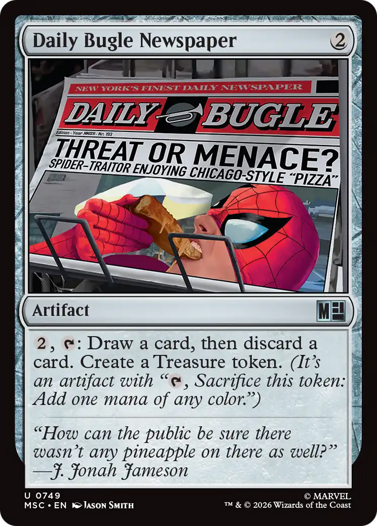 Daily Bugle Newspaper [Marvel Super Heroes Commander] | Mega City Incorporated