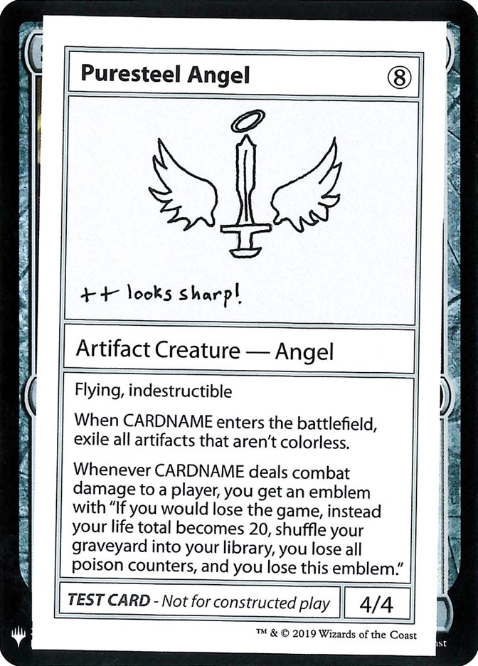 Puresteel Angel [Mystery Booster Playtest Cards] | Mega City Incorporated