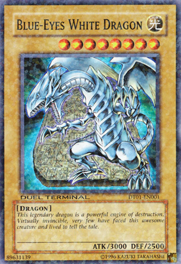 Blue-Eyes White Dragon [DT01-EN001] Super Rare | Mega City Incorporated