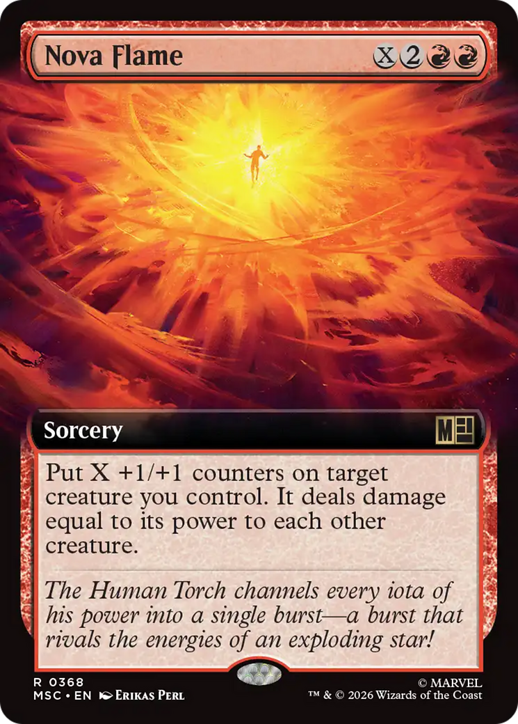 Nova Flame (Extended Art) [Marvel Super Heroes Commander] | Mega City Incorporated
