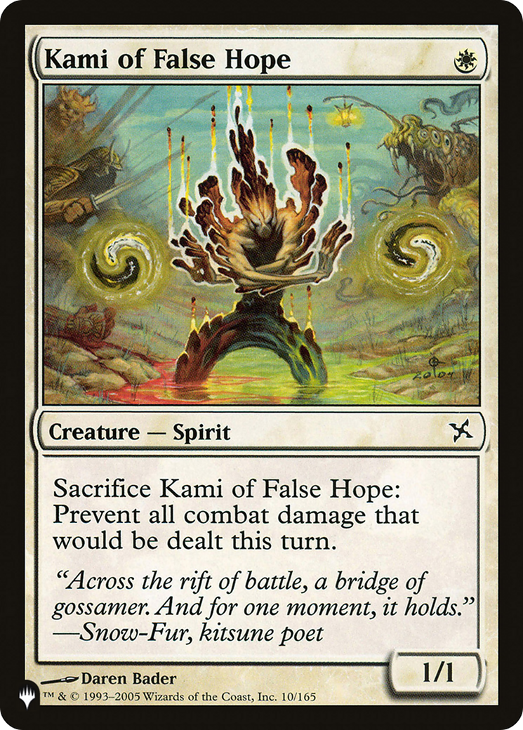 Kami of False Hope [The List] | Mega City Incorporated