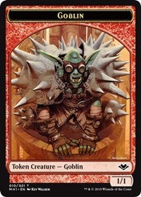 Goblin (010) // Bear (011) Double-Sided Token [Modern Horizons Tokens] | Mega City Incorporated