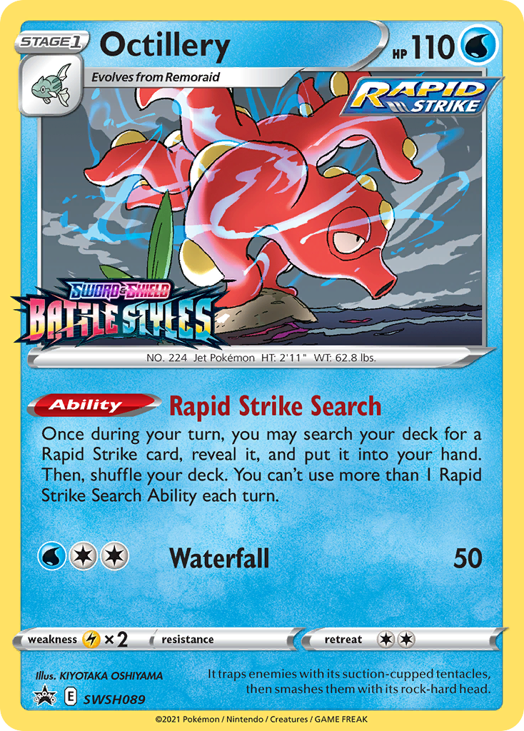 Octillery (SWSH089) (Prerelease Promo) [Sword & Shield: Black Star Promos] | Mega City Incorporated