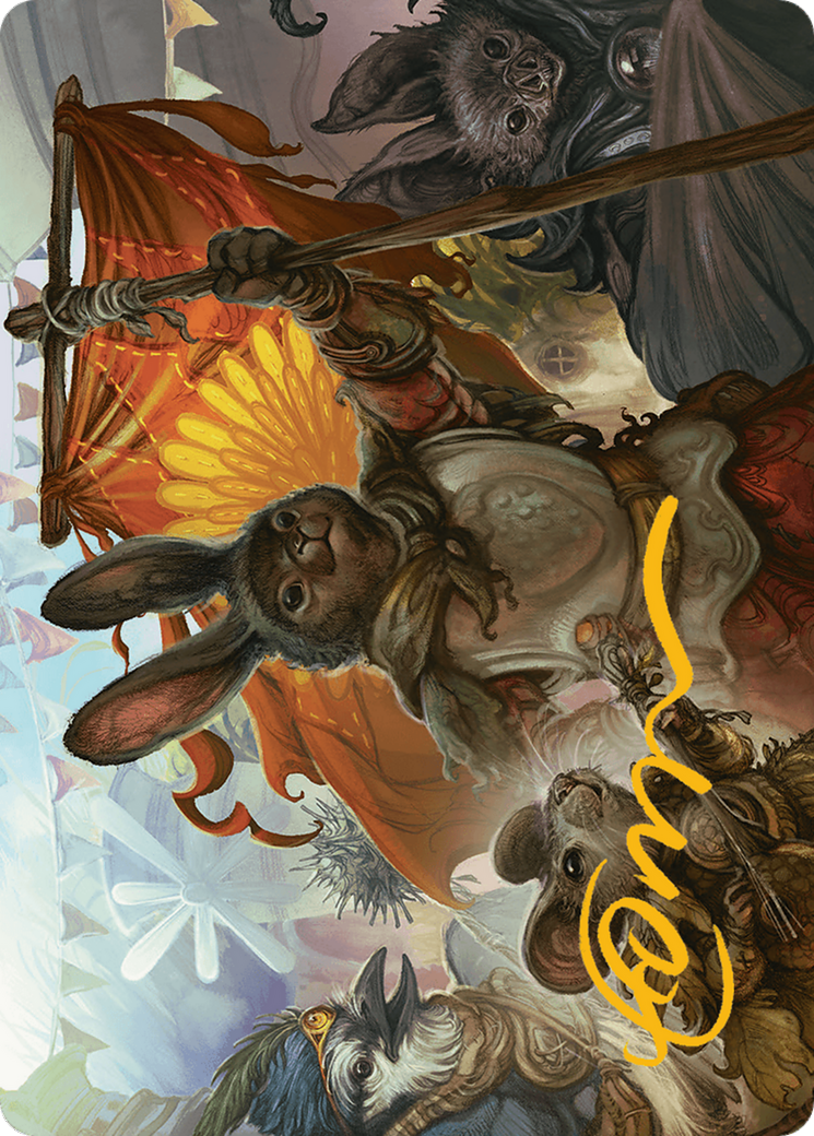 Valley Questcaller 2 Art Card (Gold-Stamped Signature) [Bloomburrow Art Series] | Mega City Incorporated