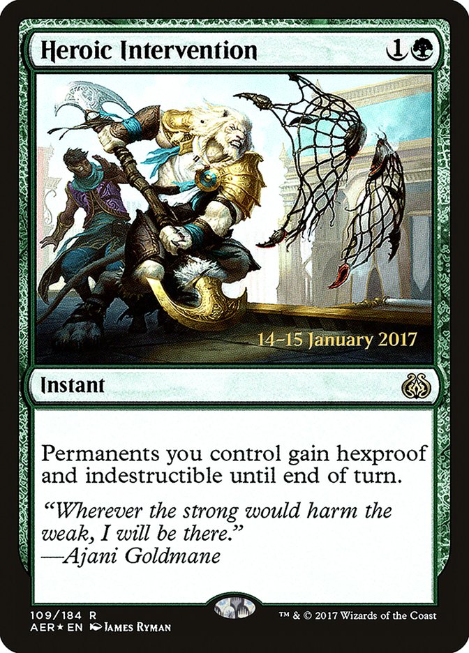 Heroic Intervention [Aether Revolt Prerelease Promos] | Mega City Incorporated