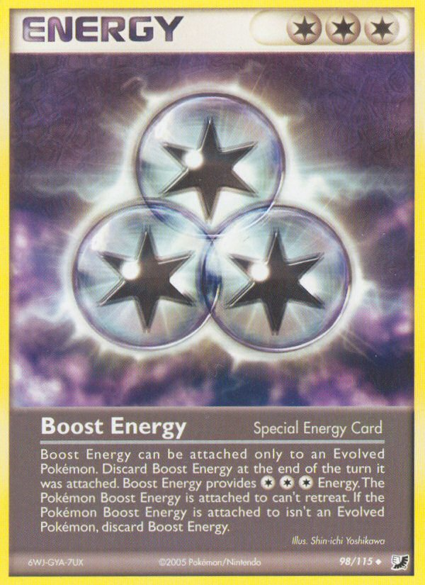 Boost Energy (98/115) [EX: Unseen Forces] | Mega City Incorporated