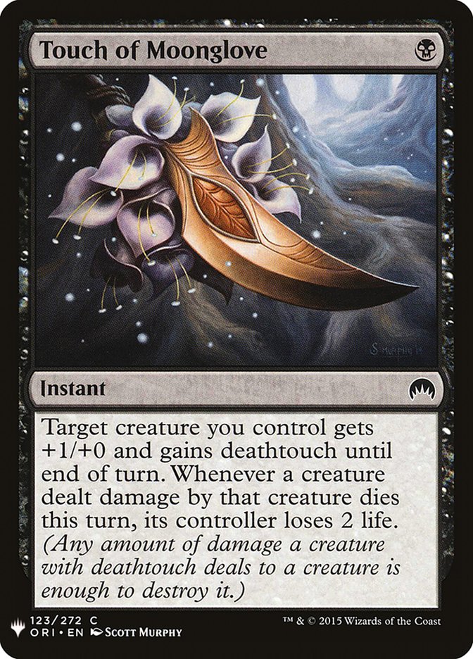 Touch of Moonglove [Mystery Booster] | Mega City Incorporated