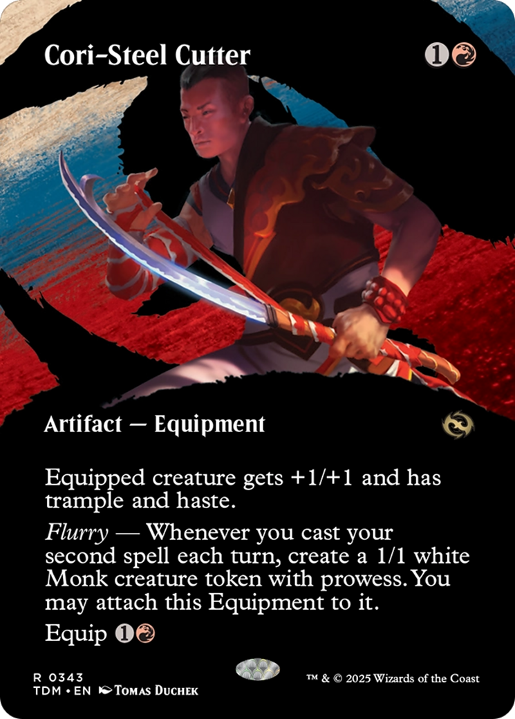 Cori-Steel Cutter (Borderless) [Tarkir: Dragonstorm] | Mega City Incorporated