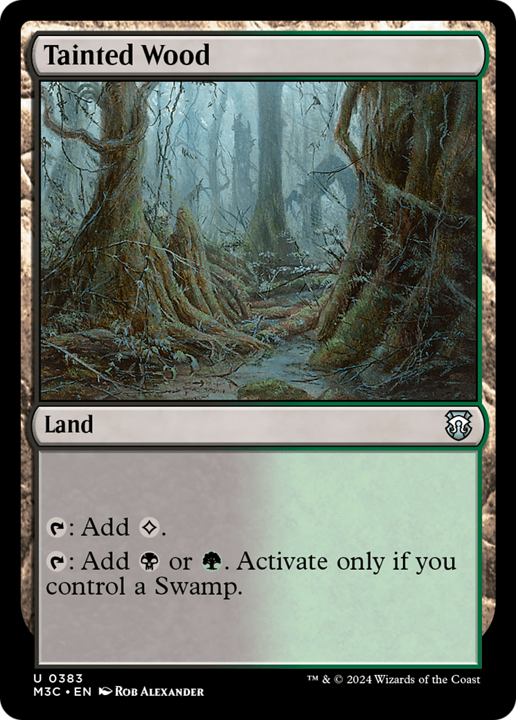 Tainted Wood (Ripple Foil) [Modern Horizons 3 Commander] | Mega City Incorporated