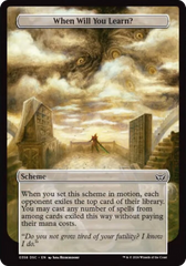 When Will You Learn? (Full Art) [Duskmourn: Archenemy] | Mega City Incorporated