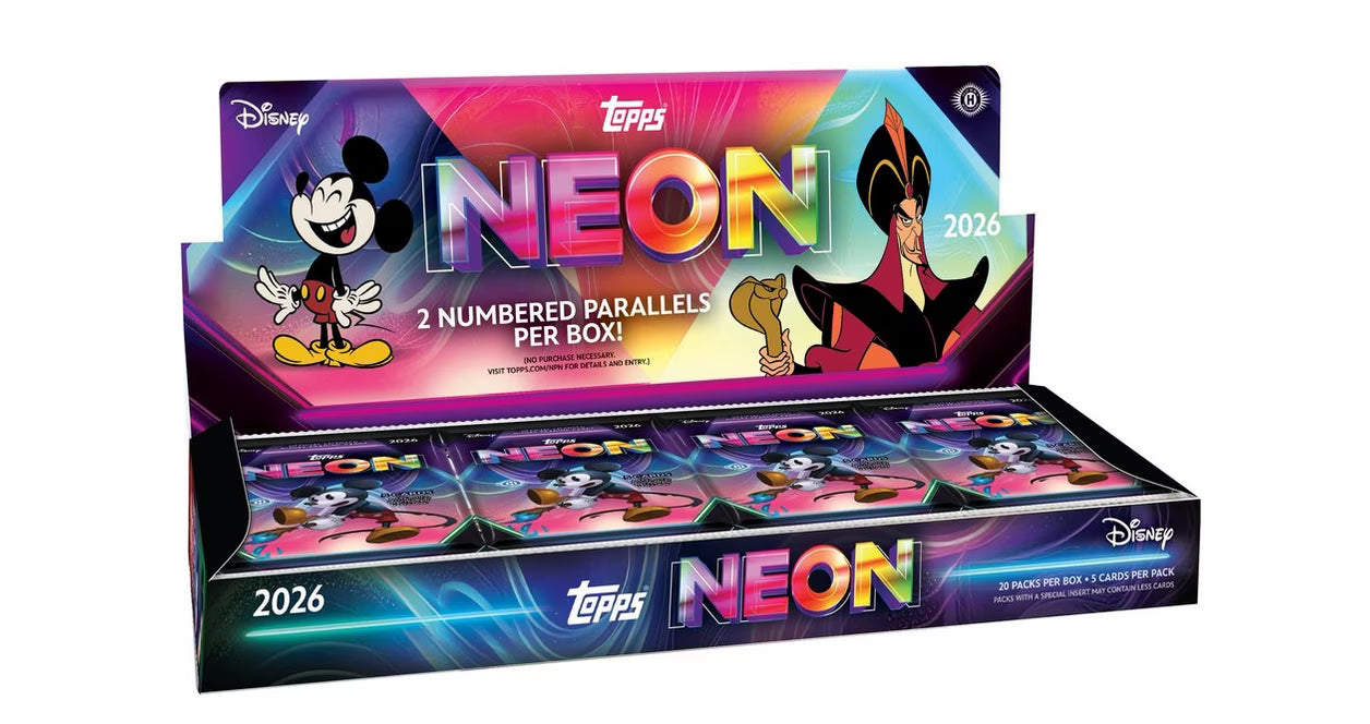 2026 Topps Disney Neon Hobby Box | Mega City Incorporated