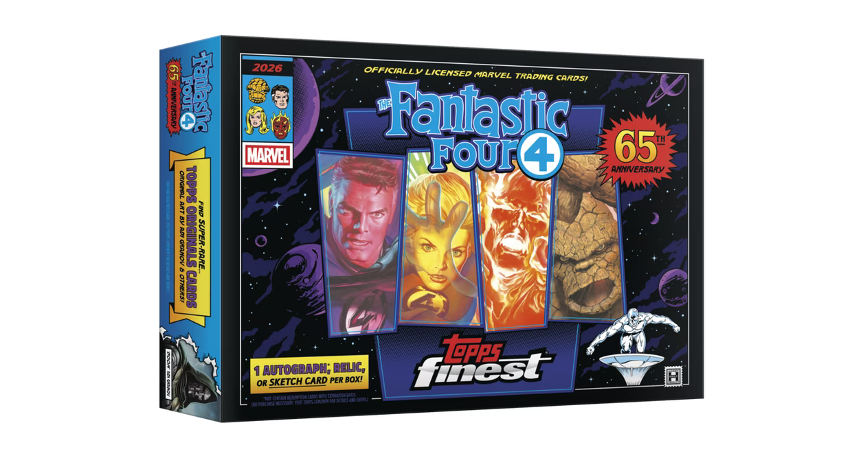 2026 Topps Finest Fantastic Four 64th Anniversary Box Set | Mega City Incorporated
