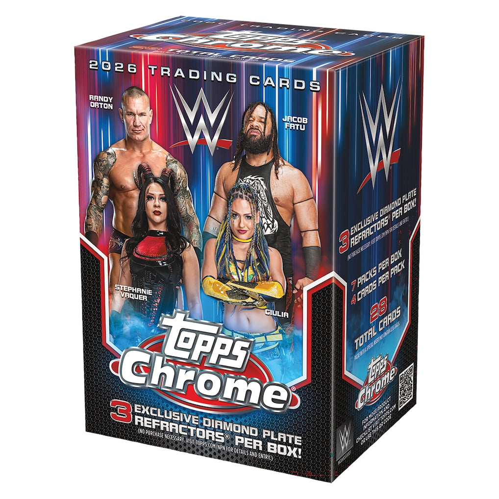 2026 Topps Chrome WWE Factory Sealed Value Box | Mega City Incorporated