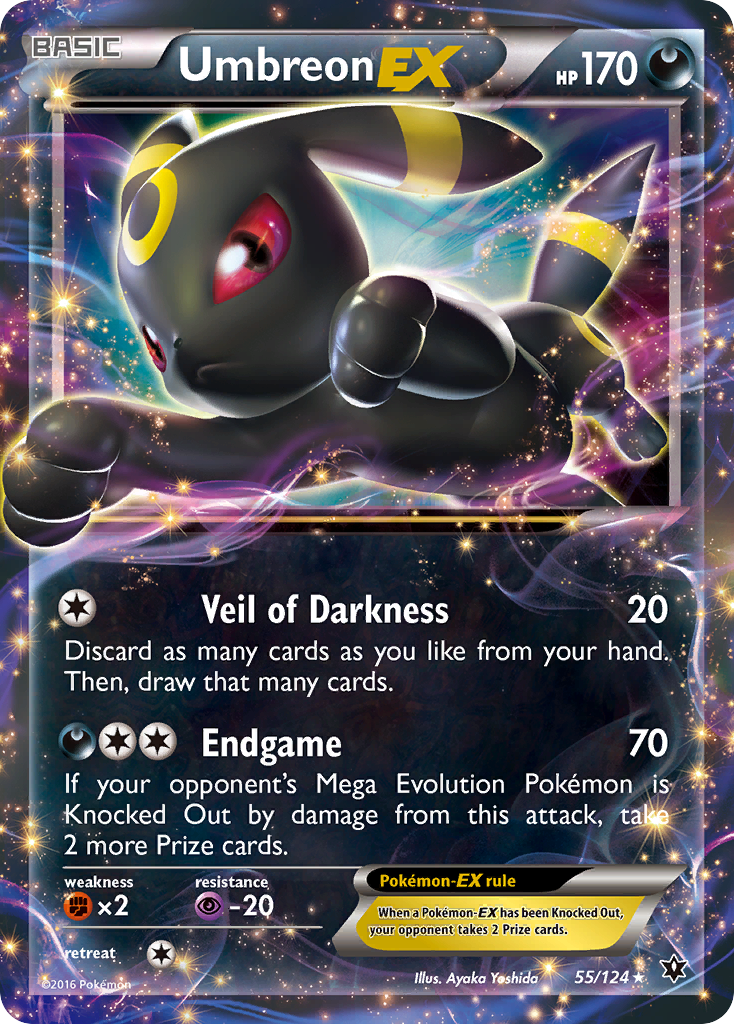 Umbreon EX (55/124) [XY: Fates Collide] | Mega City Incorporated