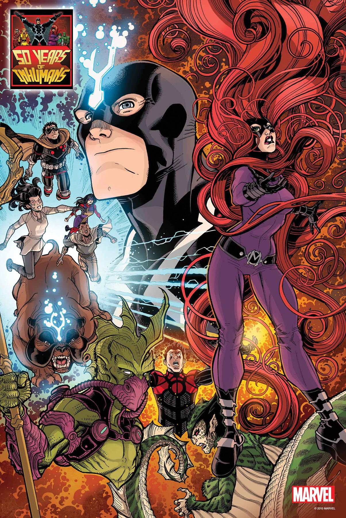Poster - Inhumans 50 Years | Mega City Incorporated