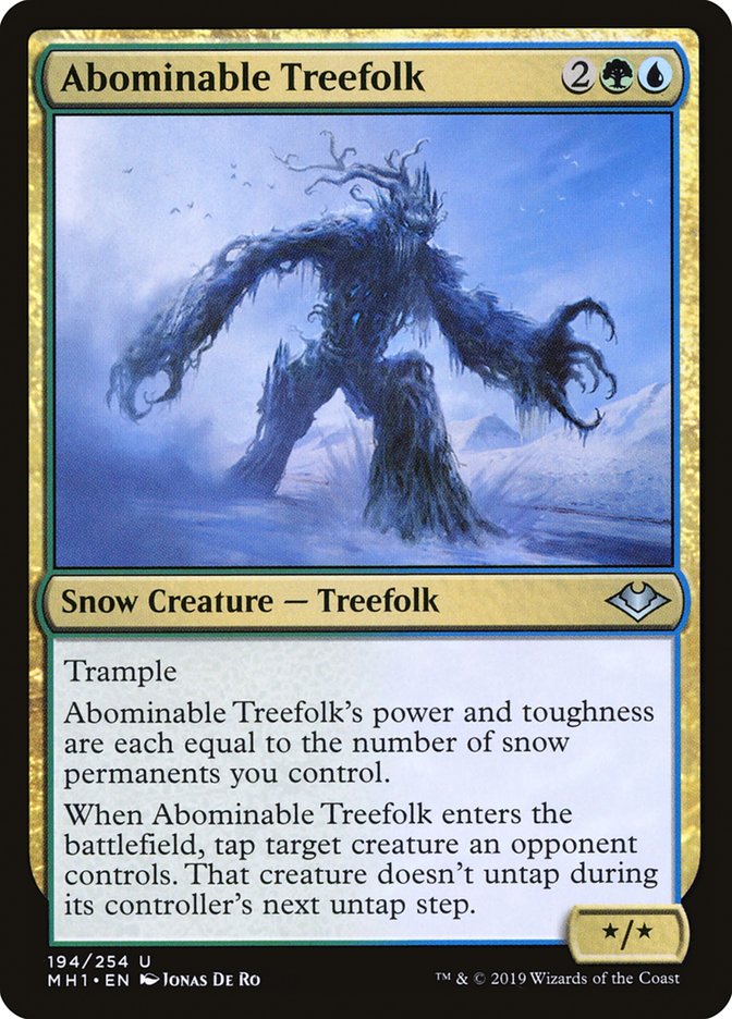 Abominable Treefolk [Modern Horizons] | Mega City Incorporated