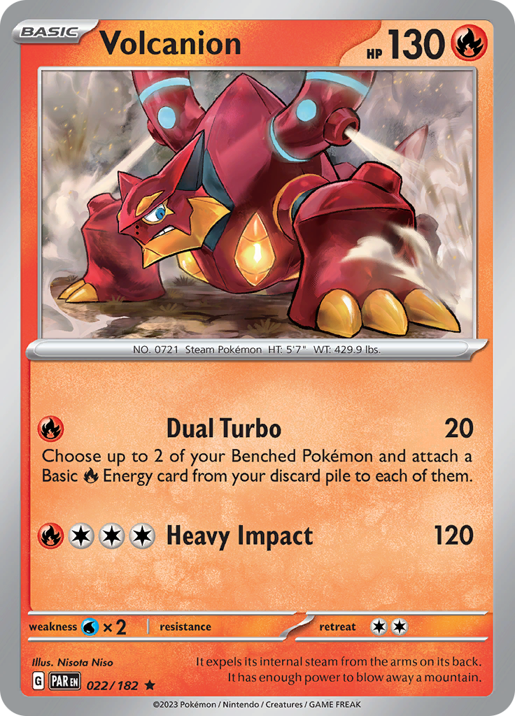 Volcanion (022/182) [Scarlet & Violet: Paradox Rift] | Mega City Incorporated