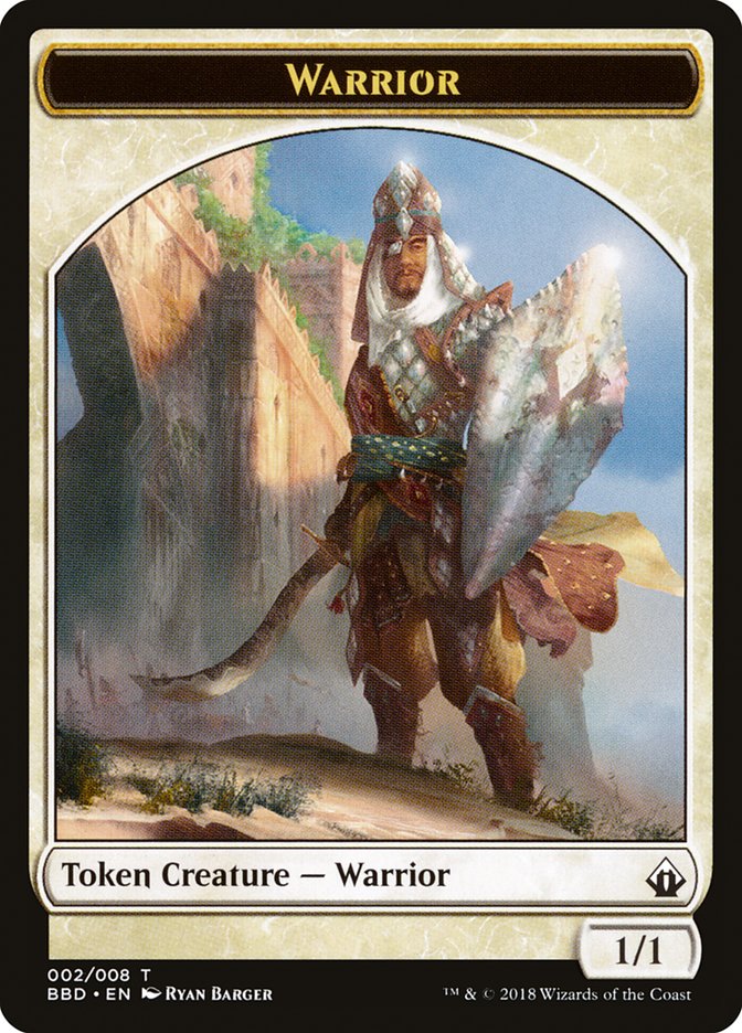 Warrior Token [Battlebond Tokens] | Mega City Incorporated