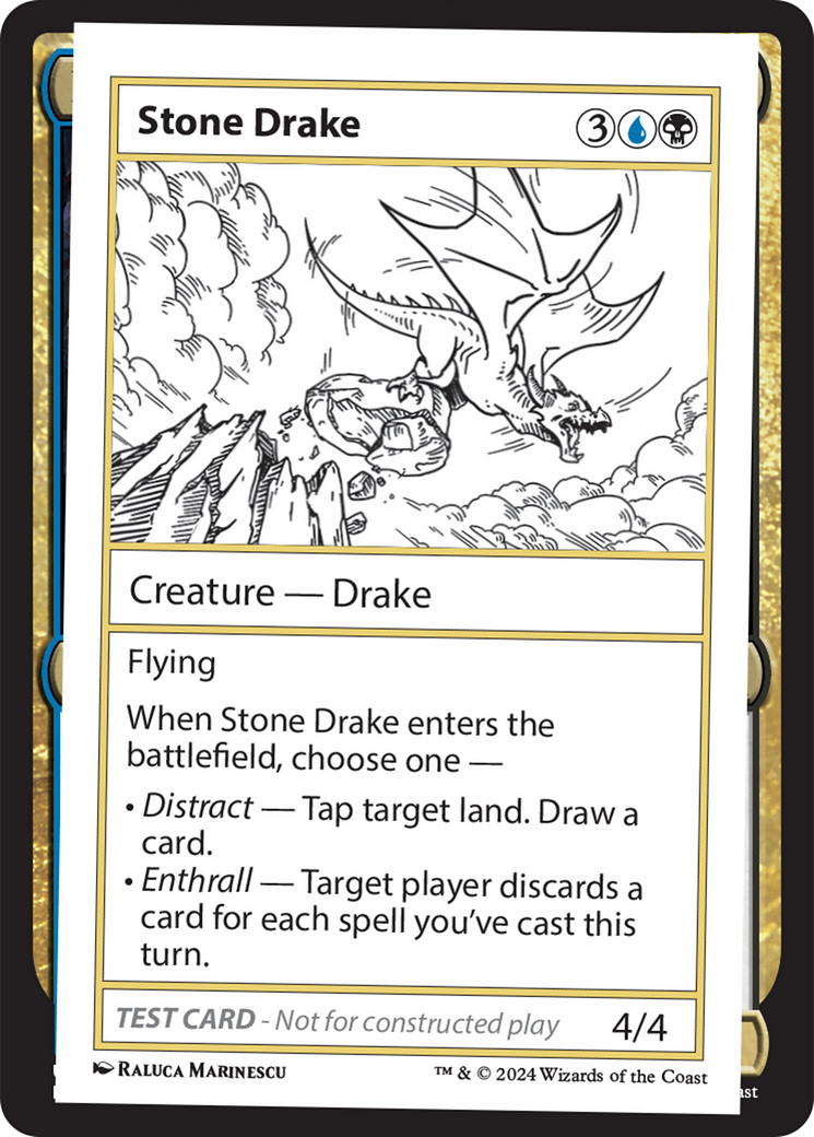 Stone Drake [Mystery Booster 2 Playtest Cards] | Mega City Incorporated