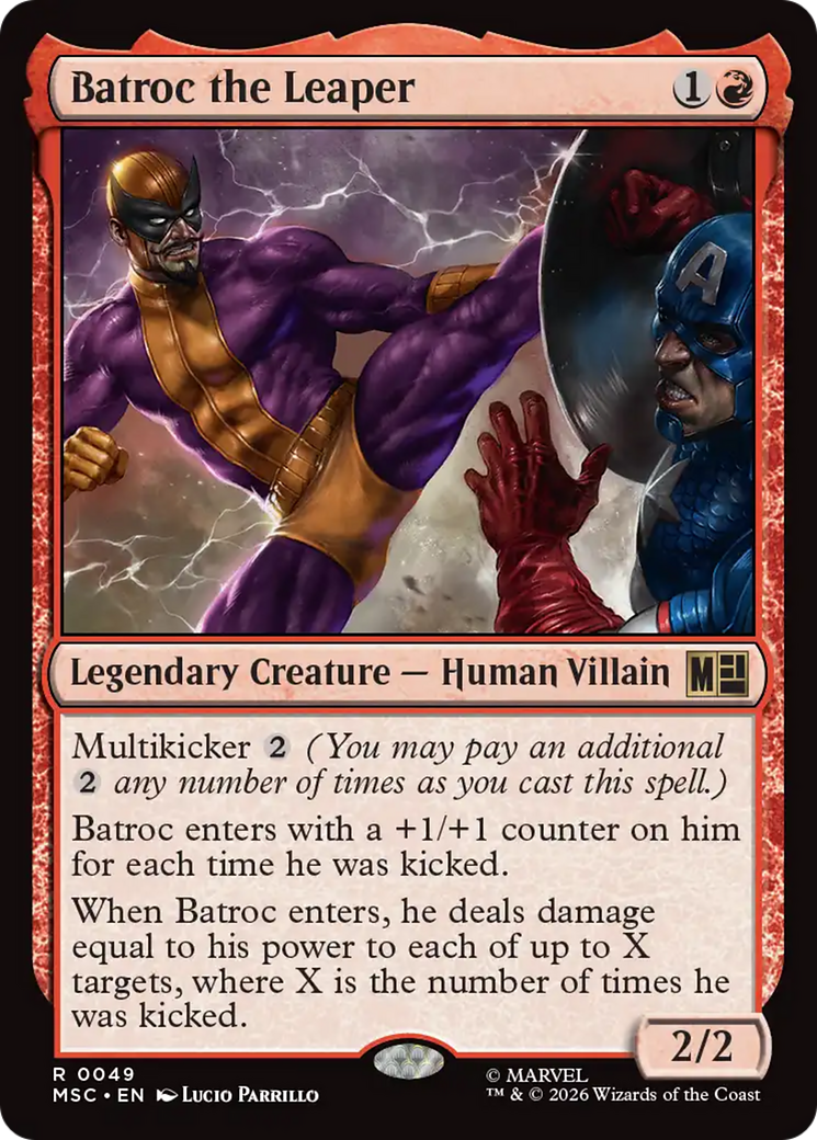 Batroc the Leaper (Surge Foil) [Marvel Super Heroes Commander] | Mega City Incorporated