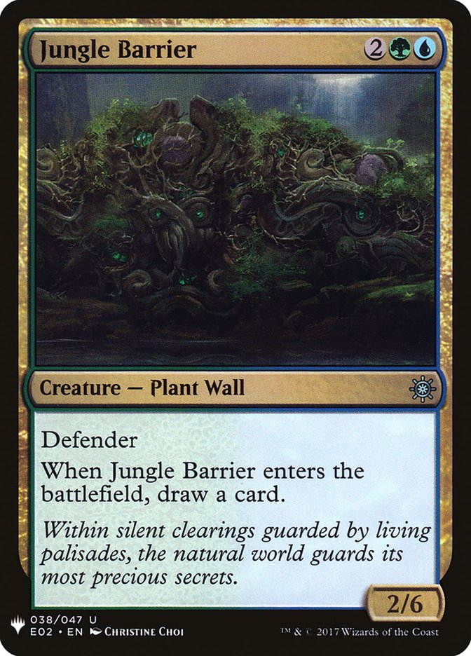 Jungle Barrier [Mystery Booster] | Mega City Incorporated