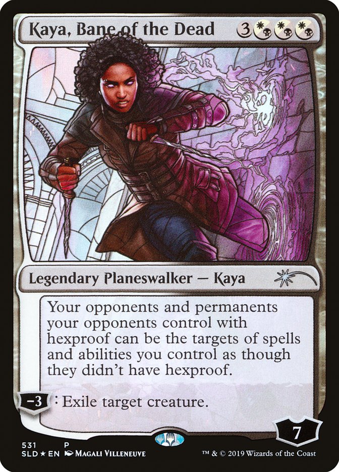 Kaya, Bane of the Dead (Stained Glass) [Secret Lair Drop Promos] | Mega City Incorporated