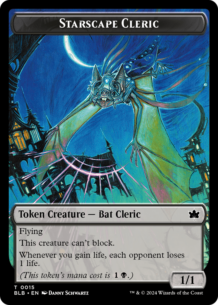 Starscape Cleric Token [Bloomburrow Tokens] | Mega City Incorporated