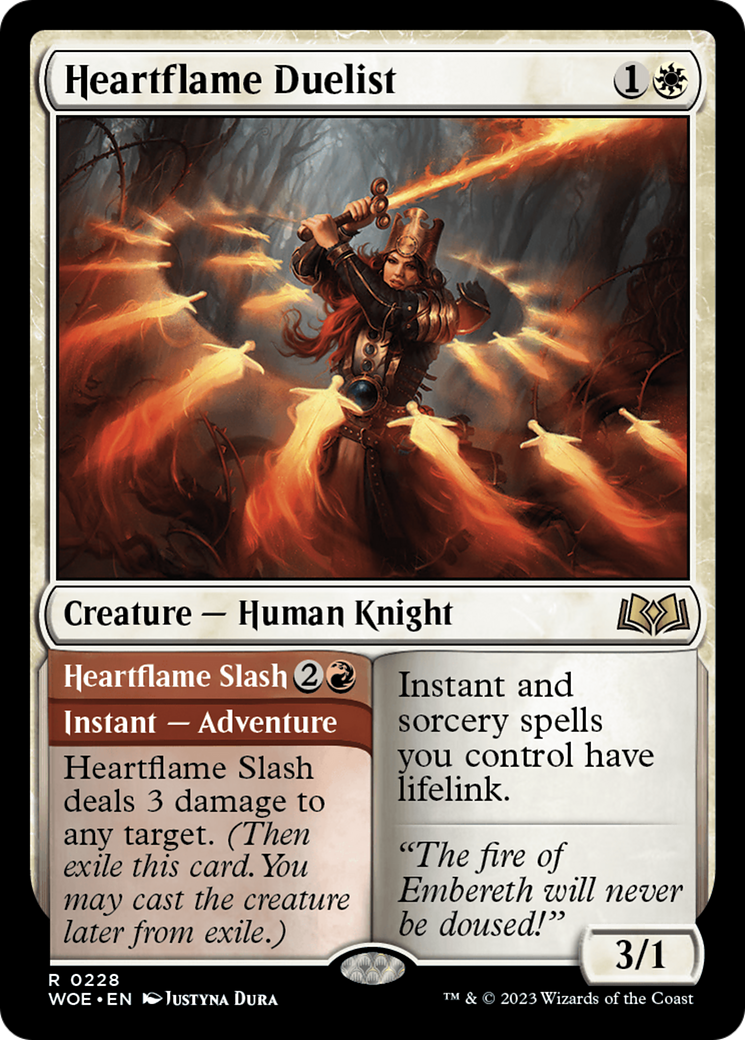 Heartflame Duelist // Heartflame Slash [Wilds of Eldraine] | Mega City Incorporated