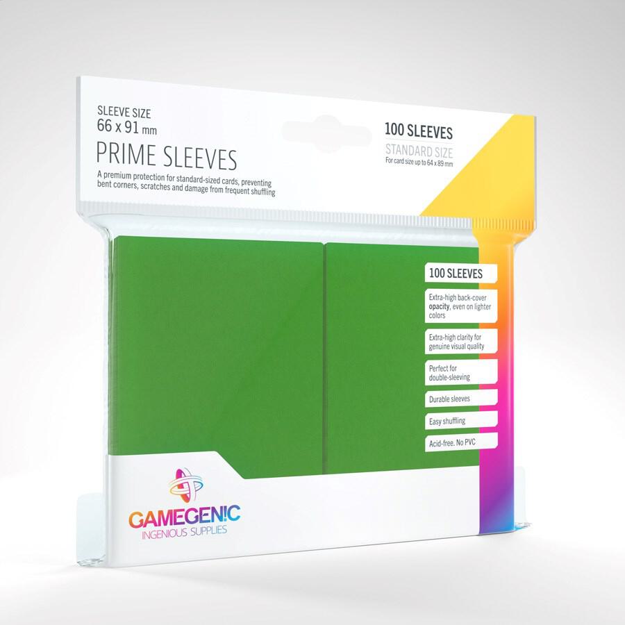 Gamegenic Prime Matte Sleeves - Green | Mega City Incorporated