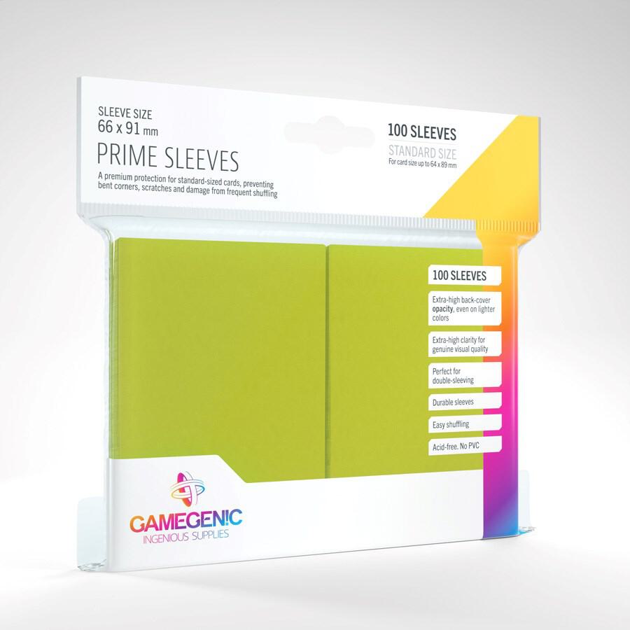 Gamegenic Prime Matte Sleeves - Lime | Mega City Incorporated