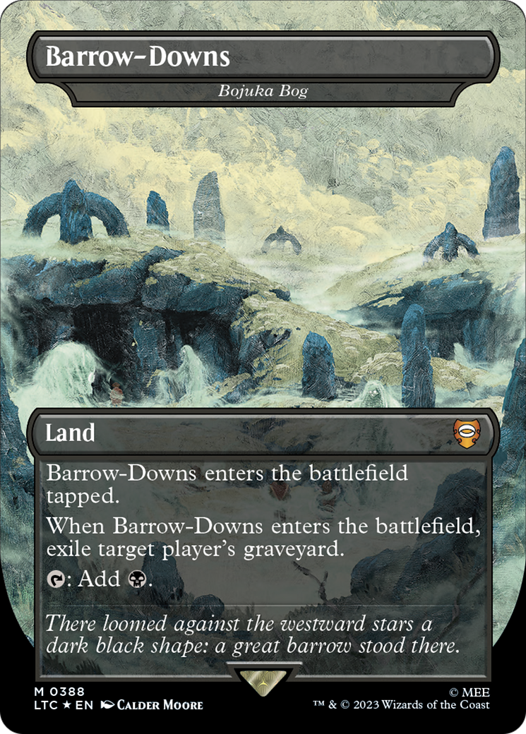 Barrow-Downs - Bojuka Bog (Surge Foil Realms and Relics) [The Lord of the Rings: Tales of Middle-Earth Commander] | Mega City Incorporated