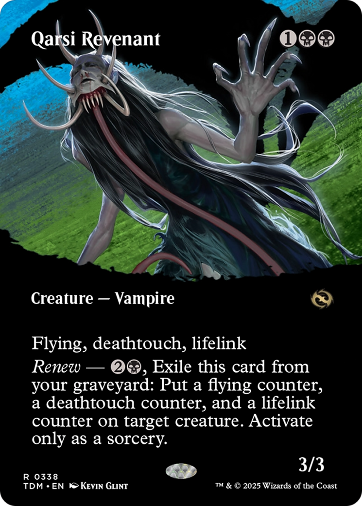 Qarsi Revenant (Borderless) [Tarkir: Dragonstorm] | Mega City Incorporated