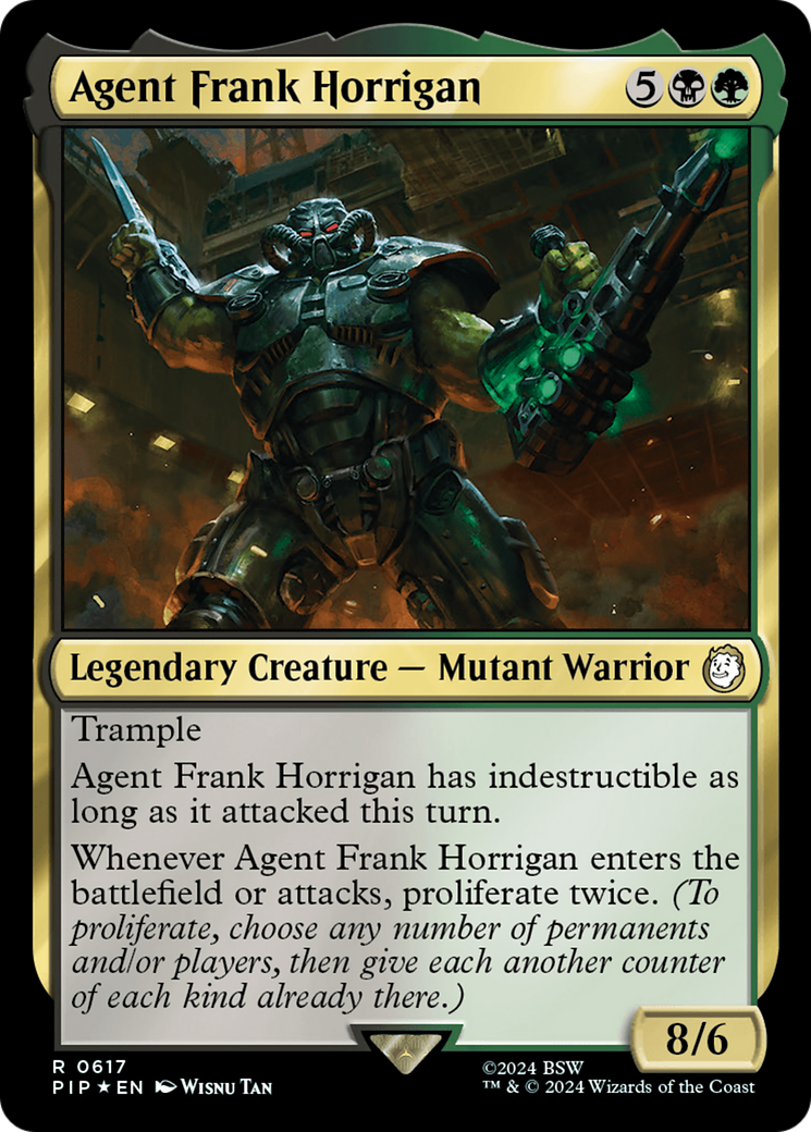 Agent Frank Horrigan (Surge Foil) [Fallout] | Mega City Incorporated