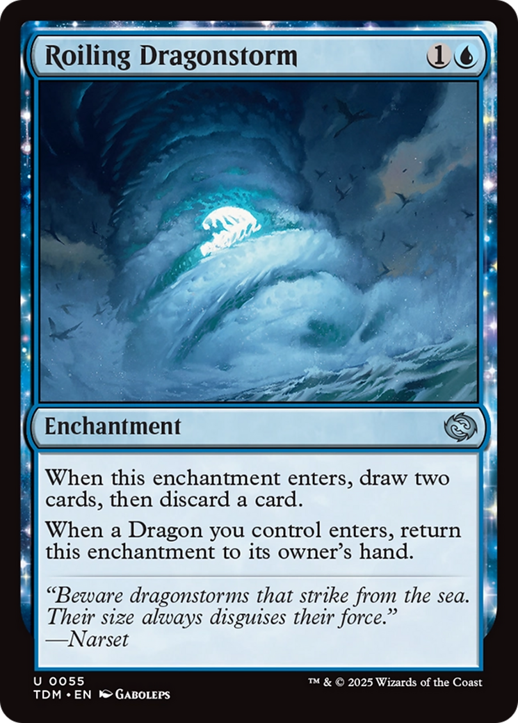 Roiling Dragonstorm [Tarkir: Dragonstorm] | Mega City Incorporated