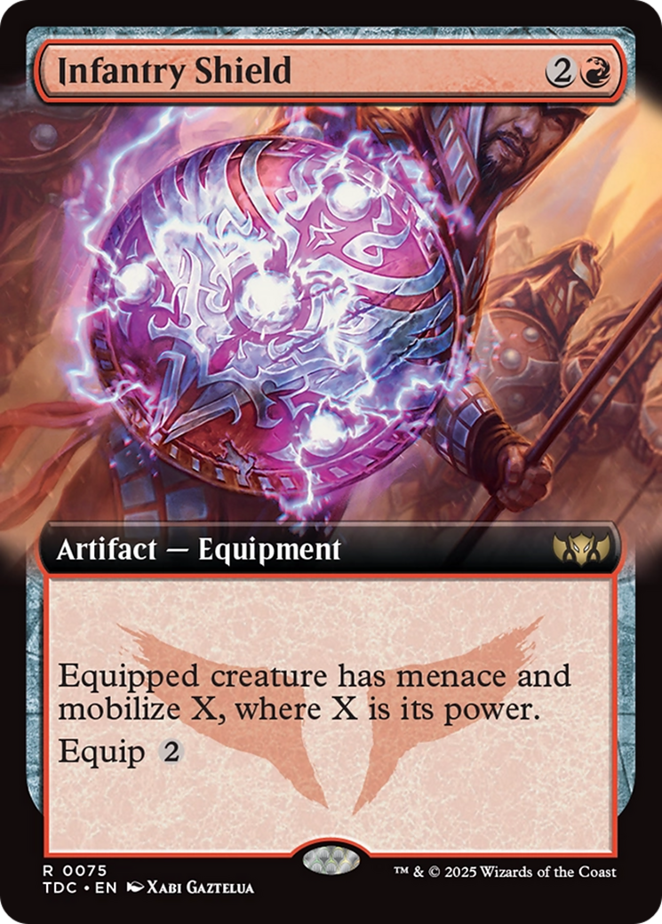 Infantry Shield (Extended Art) [Tarkir: Dragonstorm Commander] | Mega City Incorporated
