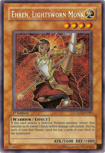 Ehren, Lightsworn Monk [LODT-EN082] Secret Rare | Mega City Incorporated